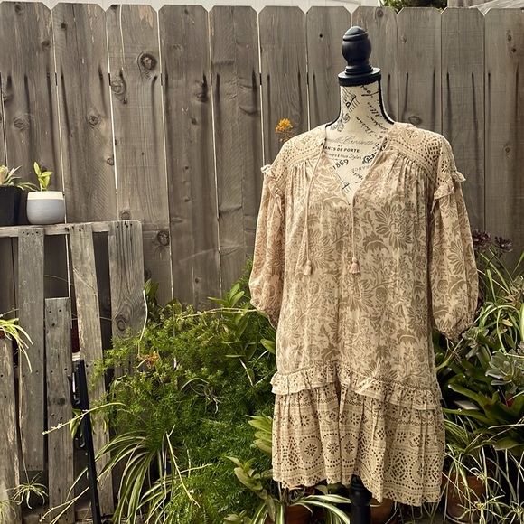 Spell Dresses & Skirts - Spell & The Gypsy Collective Beige Lioness Dress